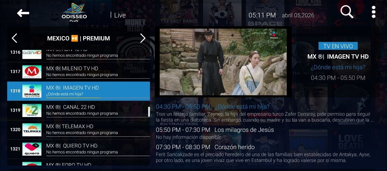 App en tablet horizontal